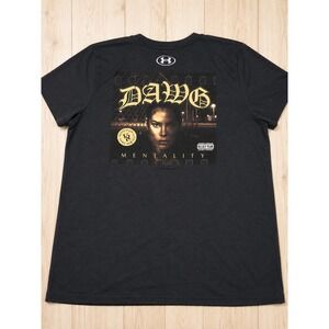 Under Armour Kelsey Plum Dawg Mentality Graphic T-Shirt Black Women's LG